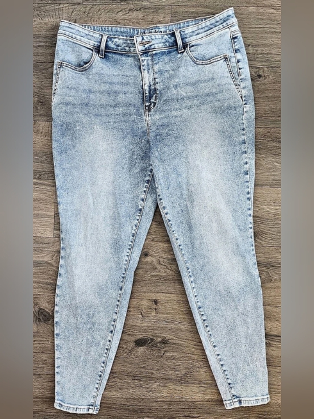 m jeans by maurices Right Fit Skinny Jeans in Blue Size XL Like New High Rise